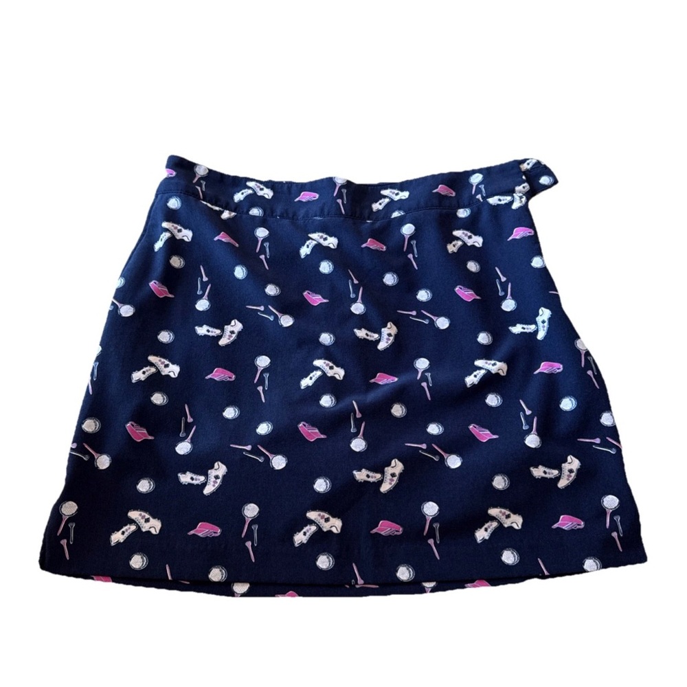 Izod Navy Skort with Pink and White Accents